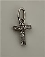 Charm Bolzoni in Oro blanco Diamante C0245-T